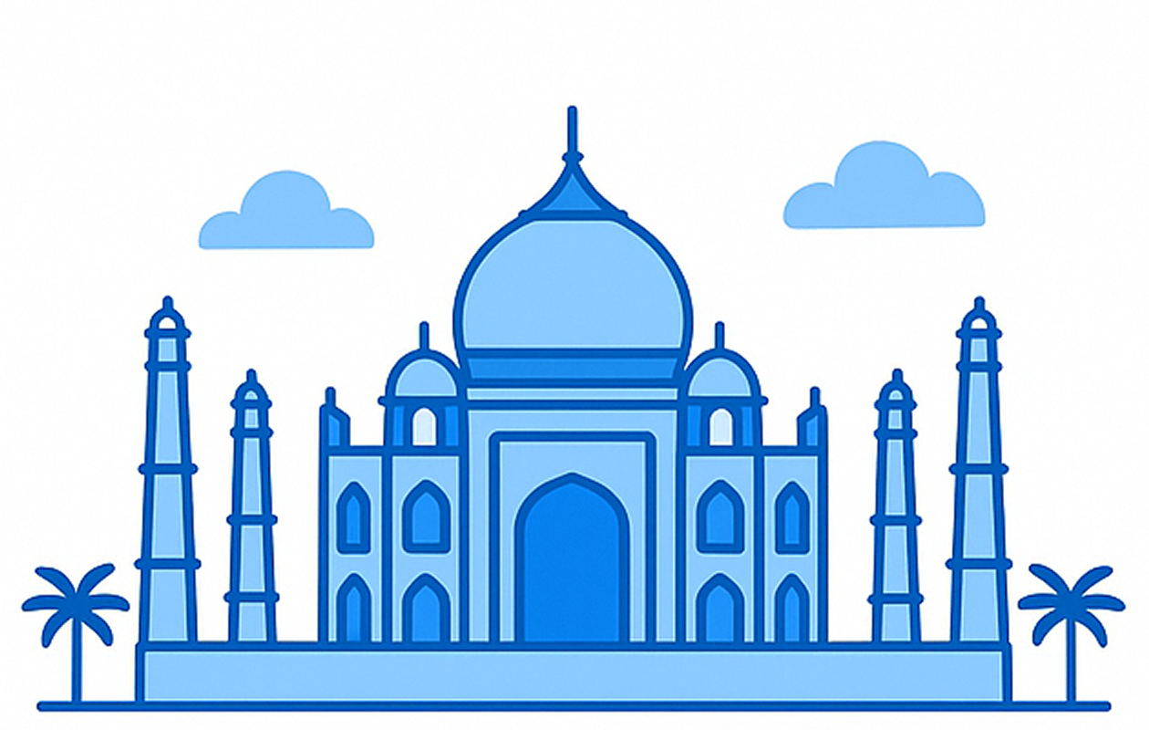 Taj Mahal in India